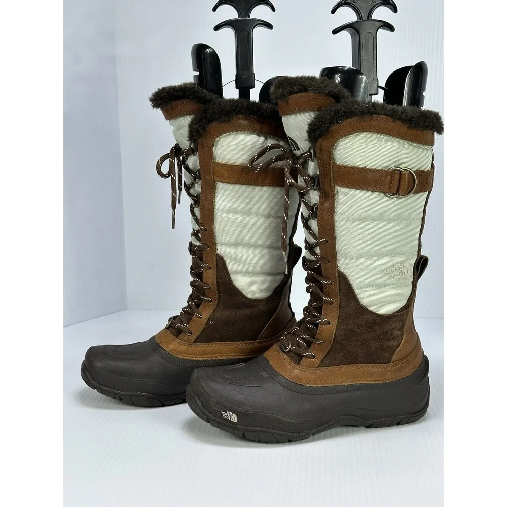 The North Face Shellista Lace Luxe Women's 6 Tall Winter Boots‎ Faux Fur